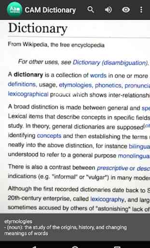CAM Dictionary 1