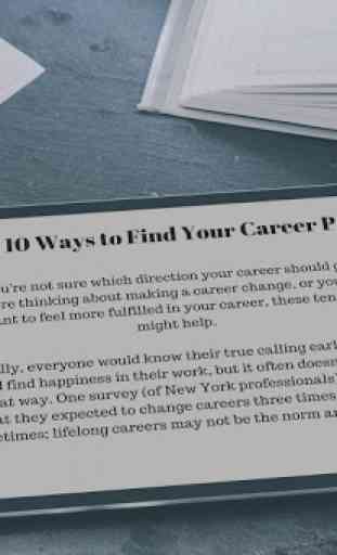 CAREER PATH PLANNING - PLAN FOR A BETTER CAREER 3