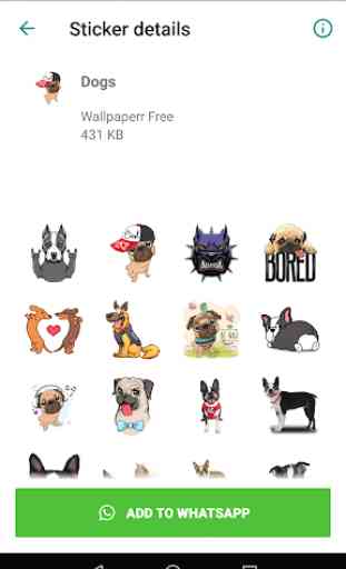 Cute Dog Stickers For WhatsApp - WAStickerApps 2