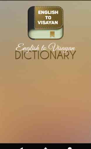 English To Visayan Dictionary 1