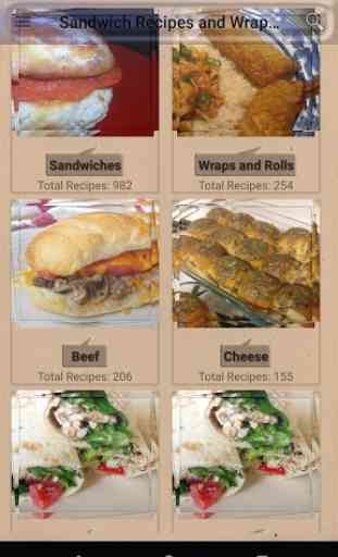 Sandwich Recipes and Wrap Recipes 1