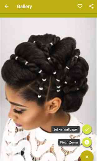 Tresses africaines pour mariage 2