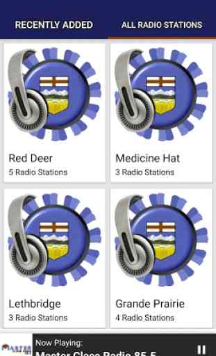 Alberta Radio Stations - Canada 4