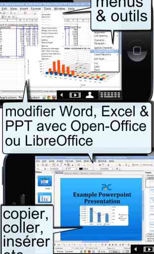 AlwaysOnPC PC Virtuel avec Libre-Office Suite compatible avec Google Docs, Microsoft Powerpoint, Word & Excel, et Dropbox - édition VPN-crypté pour iPhone 2