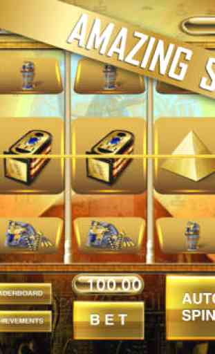AAA Aatom Pharaoh King Treasure Slots - Meilleur machines à sous de l'Egypte ancienne Jeux de Casino 4