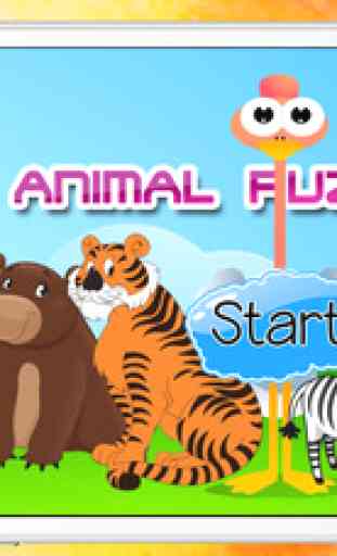animaux de zoo puzzles pour les enfants d'âge préscolaire et 1