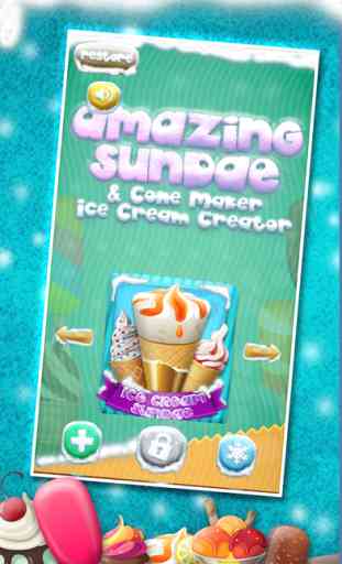 A + Cone & Sundae Créateur Ice-Cream Sandwich jeu Maker 2
