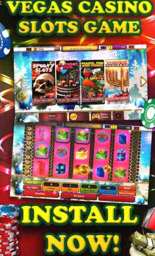 A + Slots - Way Santa (Looney vacances Tap Tap Casino) PRO 1