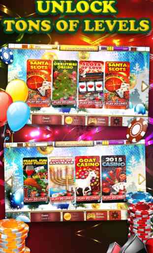 A + Slots - Way Santa (Looney vacances Tap Tap Casino) PRO 3