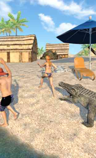Attaque Crocodile Wild Beach 1