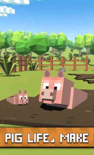Blocky Pig Simulator 3D 3