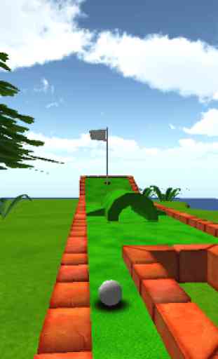 Cartoon mini golf jeu en 3D 1