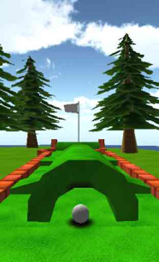Cartoon mini golf jeu en 3D 4