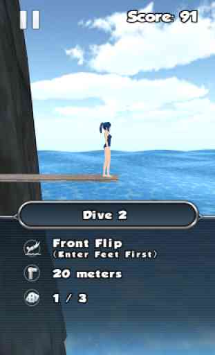 Cliff Diving 3D gratuit 1