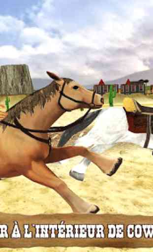 Cowboy équitation Simulation 3