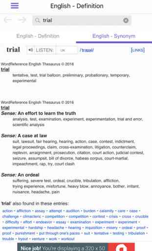 Dictionnaire Anglais WordReference.com 2