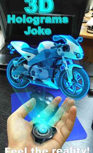 Hologrammes 3D Joke 3