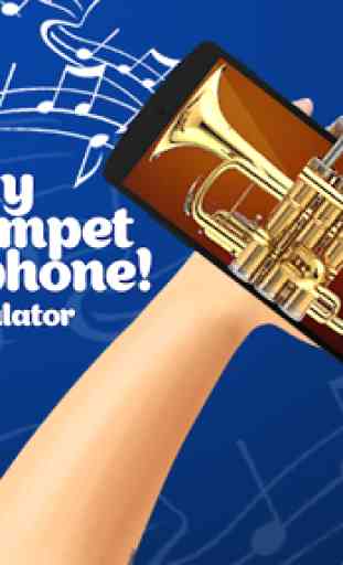 Plays the trumpet simulator 4