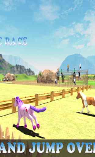 Pony Horse Kids Race 3D 3