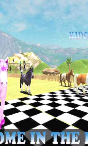 Pony Horse Kids Race 3D 4