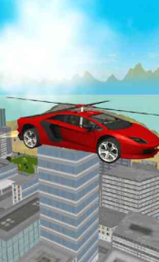 Flying  Helicopter Car 3D Free 1