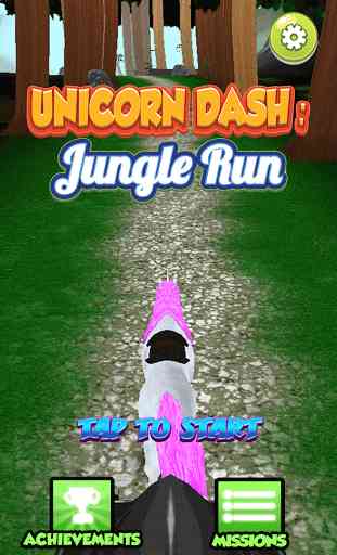 Unicorn Dash: Jungle Run 3D 1
