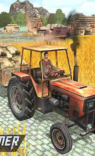 Village fermier Tracteur Sim 1