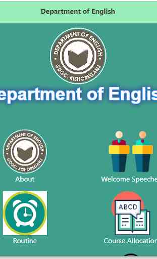 Department of English GDC 1