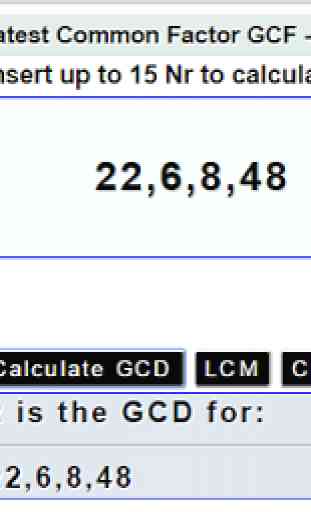 GCD Calculator Free Online 4