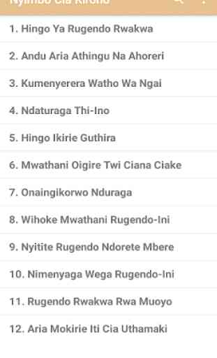 Nyimbo Cia Kiroho - Kikuyu Hymn 2