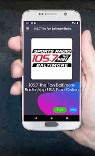 105.7 The Fan Baltimore Radio App USA Free Online 1