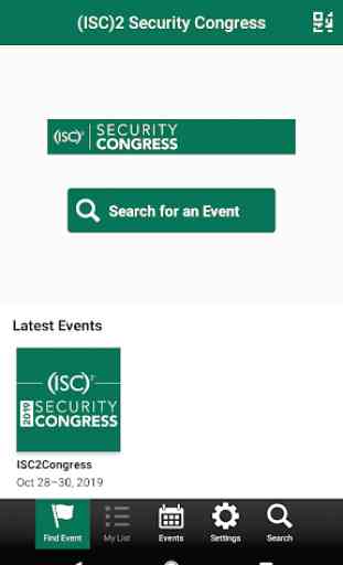 (ISC)2 Security Congress 1