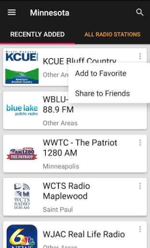 Minnesota Radio Stations - USA 1