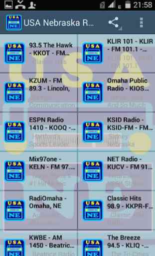 USA Nebraska Radio Stations 2