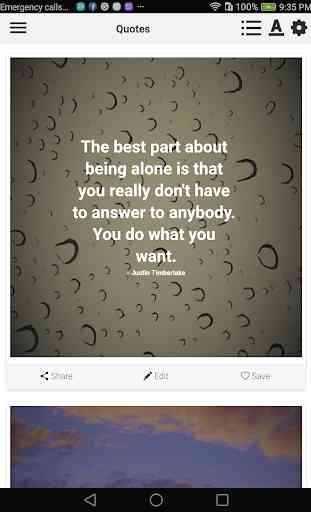 Being Alone Quotes 1