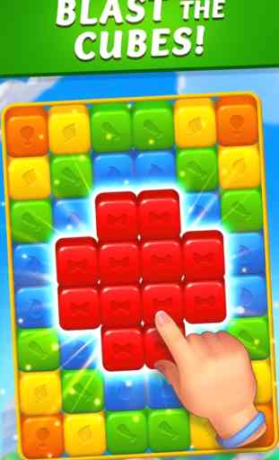 Cube Blast Pop - Tapping Fever 3