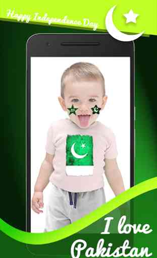Pakistan Flag Face photo Maker 14 August 3