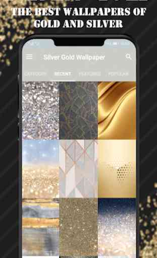 Silver Gold Wallpaper 2