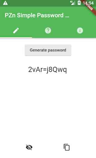 Simple password generator (PZn) 1