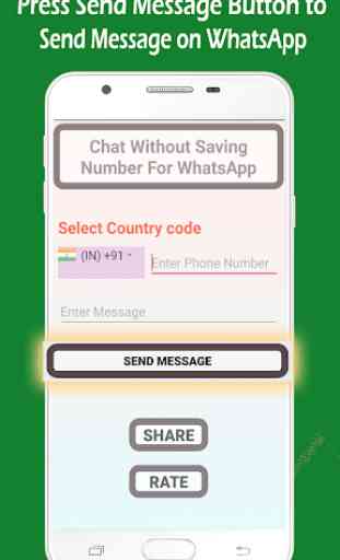 WhatsDirect Chat Without Save Number 3