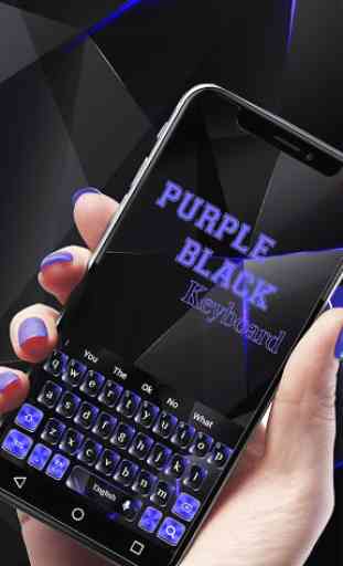 Purple Black Business Keyboard 1