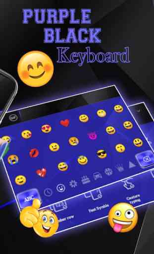 Purple Black Business Keyboard 2