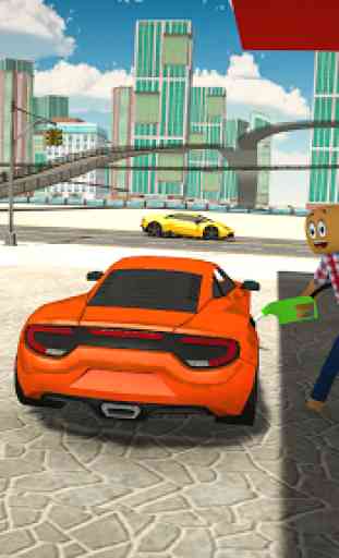 Stickman Car Wash Garage - Car Games 2