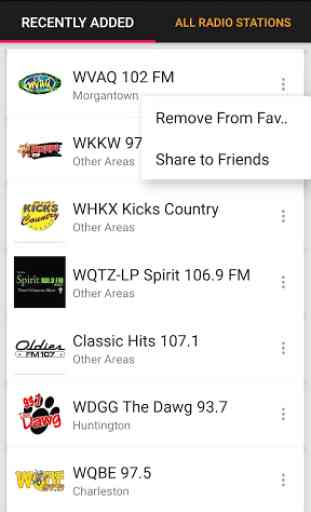 West Virginia Radio Stations - USA 4