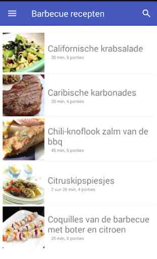 Barbecue (BBQ) recepten app nederlands gratis 1