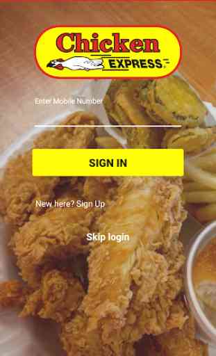 Chicken Express Mobile App 2