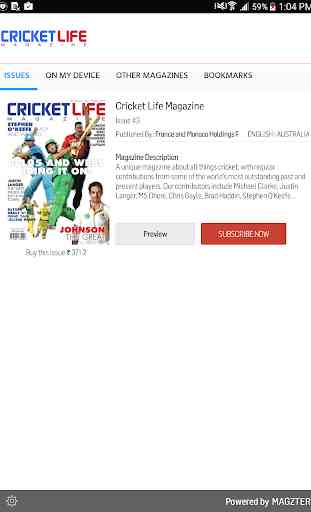 Cricket Life Magazine 1