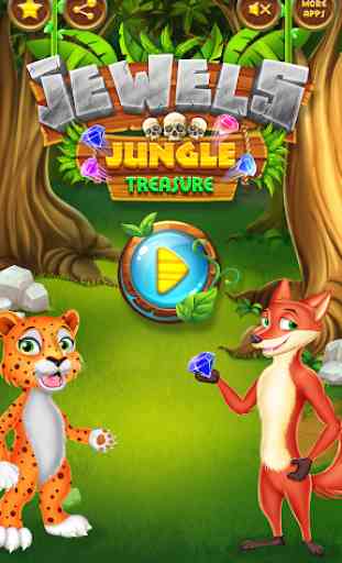Jewels Jungle Treasure - Block Puzzle Hexa 1