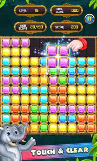 Jewels Jungle Treasure - Block Puzzle Hexa 4