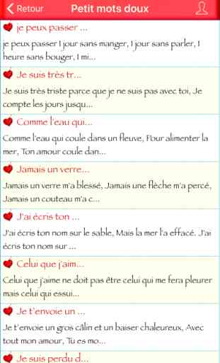 Les Meilleurs SMS d'Amour Français 2